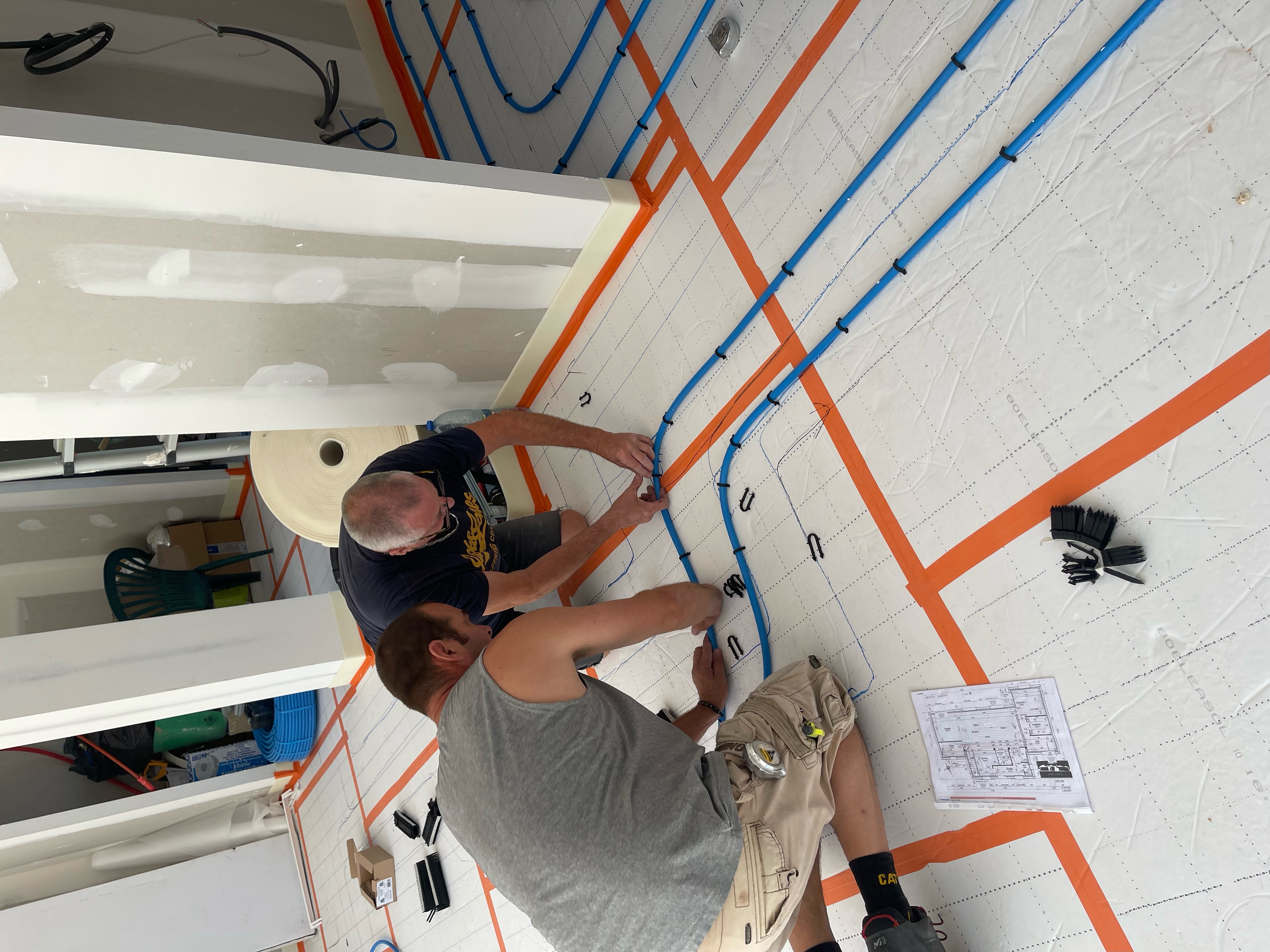 Plancher chauffant - Chauffage du Contynois, chauffagiste spécialiste en installation, entretien et dépannage à Conty